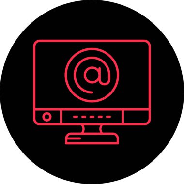 Vektör E- posta simgesi illüstrasyonu