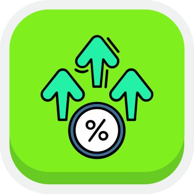 Ok. Web simgesi basit illüstrasyon