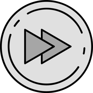 video simgesi vektör illüstrasyonu