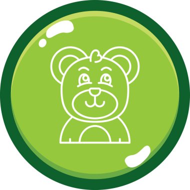 Küçük şirin bebek partisi ikonu