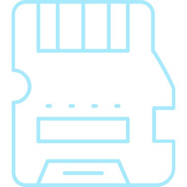 Kart simgesi, vektör illüstrasyonu