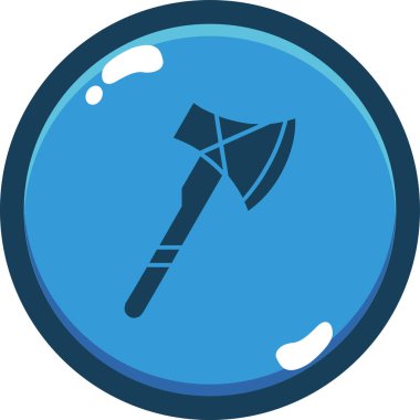 Balta. Web simgesi basit illüstrasyon