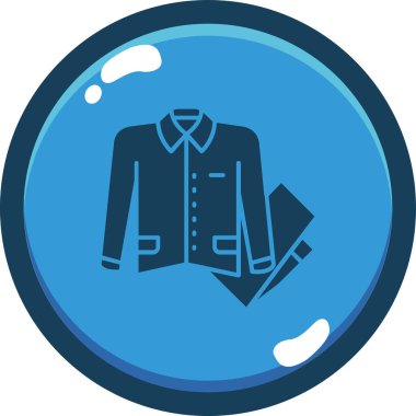 Bir insan simgesinin vektör illüstrasyonu