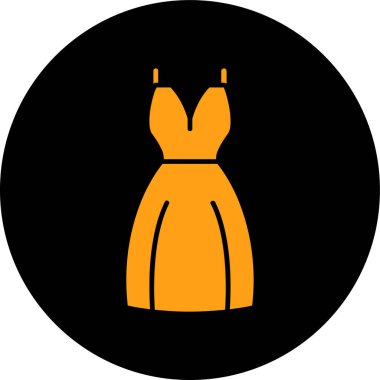 Elbise. Web simgesi basit illüstrasyon