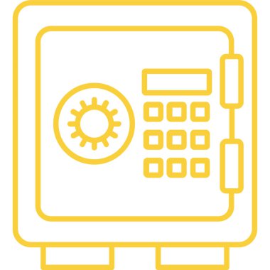 Donanım. Web simgesi basit illüstrasyon