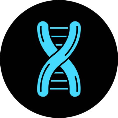 DNA simgesi vektör illüstrasyonu