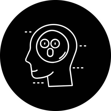 Vektör Beyin simgesi illüstrasyonu