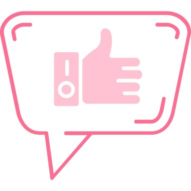 Başparmağını kaldır. Basit resimleme