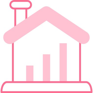 Ev simgesi vektör illüstrasyonu