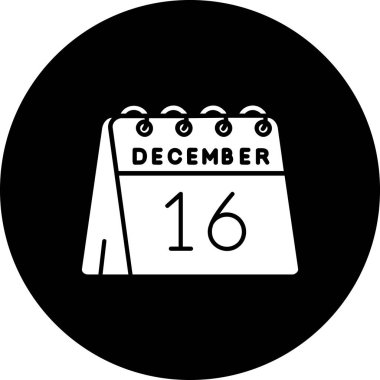 Takvim simgesinin vektör illüstrasyonu