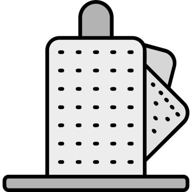 Demir ikon vektör illüstrasyonu