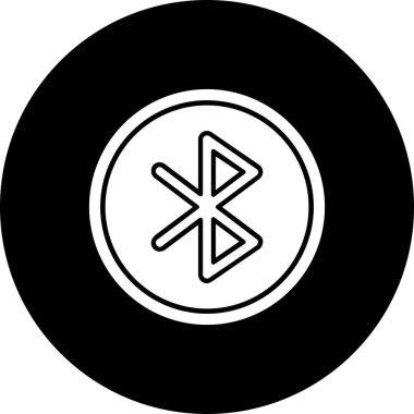 bluetooth. Web simgesi basit illüstrasyon