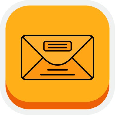 e- posta simgesi vektör illüstrasyonu