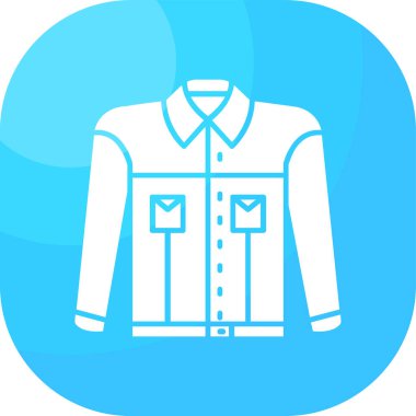 Gömlek. Web simgesi basit illüstrasyon