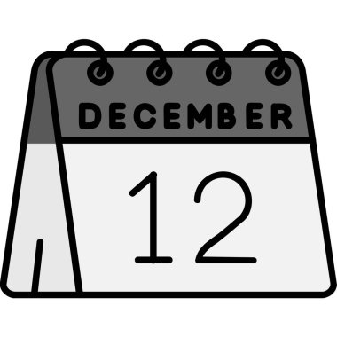 Takvim simgesi vektör illüstrasyonu