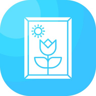 Yaprak simgesinin vektör illüstrasyonu