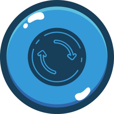 Dolu taslak biçiminde tazeleme simgesi