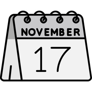 Takvim simgesi, vektör çizimi