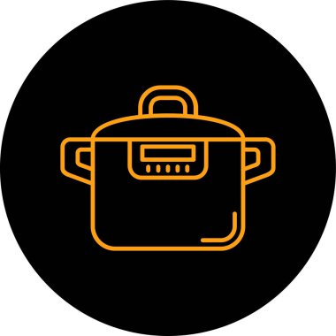 vektör pişirme pan ico