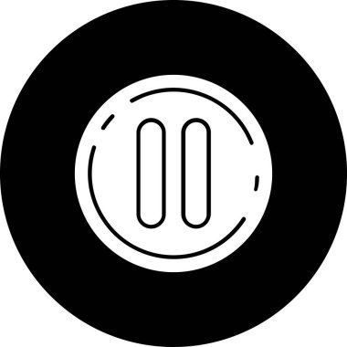 Bir müzik simgesinin vektör illüstrasyonu