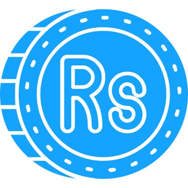 Bir harf simgesinin vektör illüstrasyonu