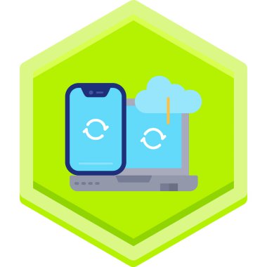 bulut hesaplama vektörü simgesi