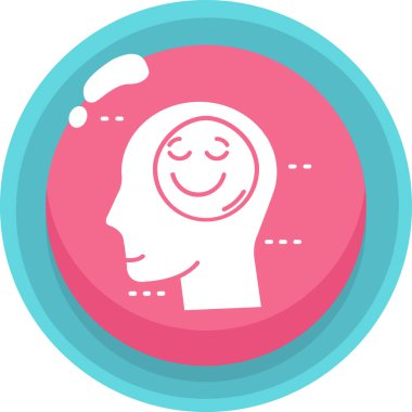 Gülümseyen bir adamın vektör çizimi