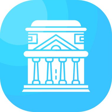Bina. Web simgesi basit tasarım
