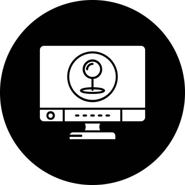 seo modern simgesinin vektör illüstrasyonu