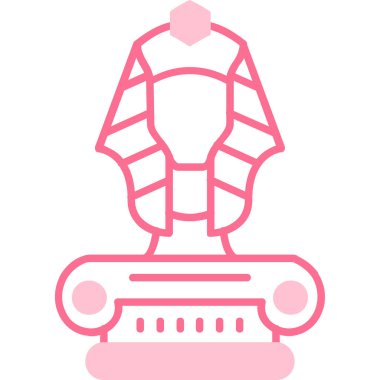 Robot simgesi. Vektör çizim