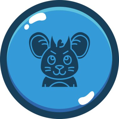 Fare. Web simgesi basit illüstrasyon