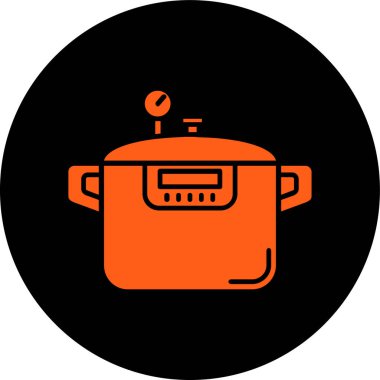 Yemek pişirme simgesi çizimi