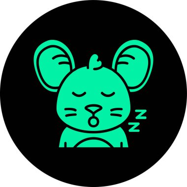 uyku maskesi ve göz simgesi