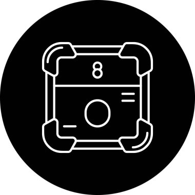 Bir b simgesinin vektör illüstrasyonu