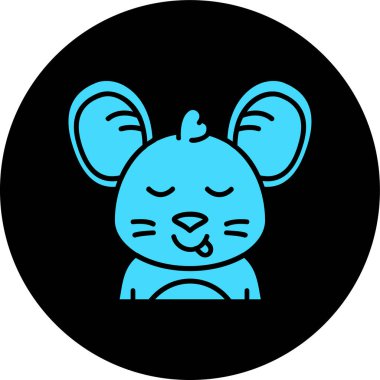 Hayvan. Web simgesi basit illüstrasyon