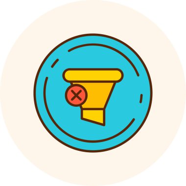 hedef simge vektör illüstrasyonu