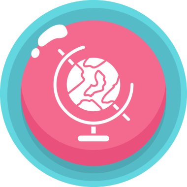 Bir pusula simgesinin vektör illüstrasyonu