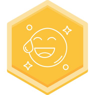 emoji. Web simgesi basit illüstrasyon