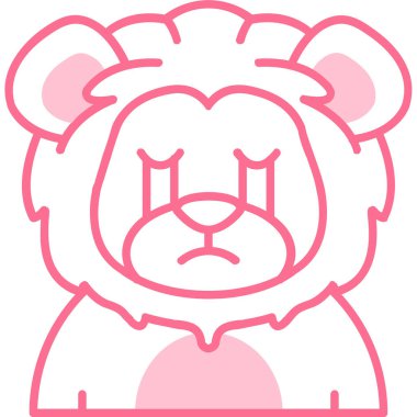 Çizgi film ayısının vektör çizimi