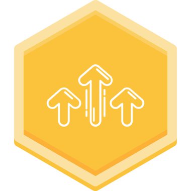 Ok. Web simgesi basit illüstrasyon