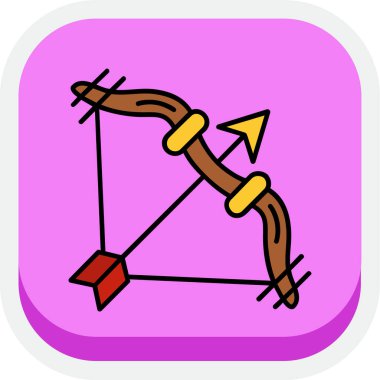 Bir uçurtma simgesinin vektör çizimi