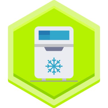 Yeşil bir simgenin vektör illüstrasyonu