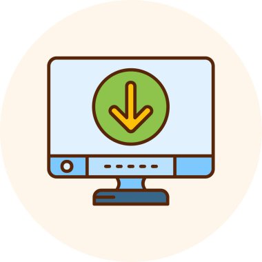 Download düz vektör simge