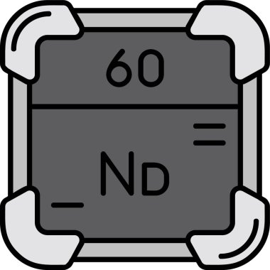 Periyodik tablonun vektör çizimi