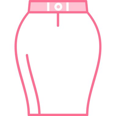 bebek kız simgesi, basit vektör illüstrasyonu