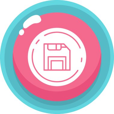 Bir b simgesinin vektör illüstrasyonu