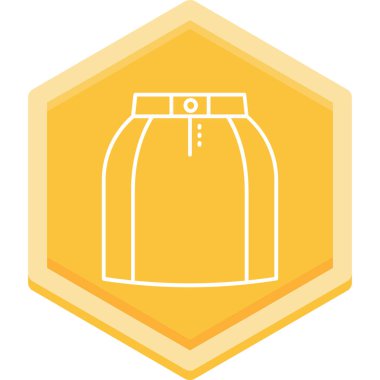 Tek bir izole simgenin vektör illüstrasyonu