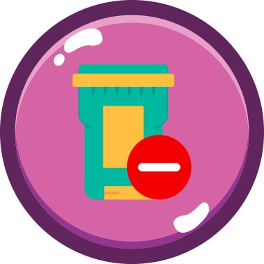 Bir şişe şarabın karikatür ikonunun vektör çizimi