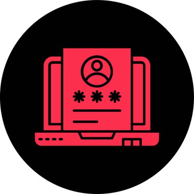 Tanımlama Neon siyah kabartma vektör resimleme