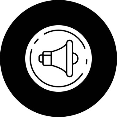 Moda Biçimli Sözcü Simgesi İzole Arkaplan